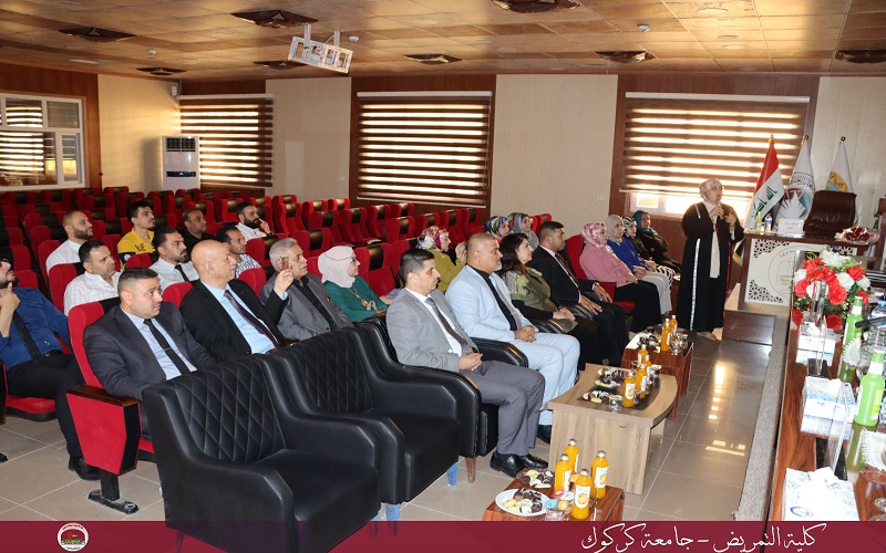كلية التمريض جامعة كركوك تناقش رسالة الماجستير في " دواعي الولادة القيصرية بين النساء البكريات اللائي يحضرن وحدات النسائية في مستشفيات مدينة كركوك"